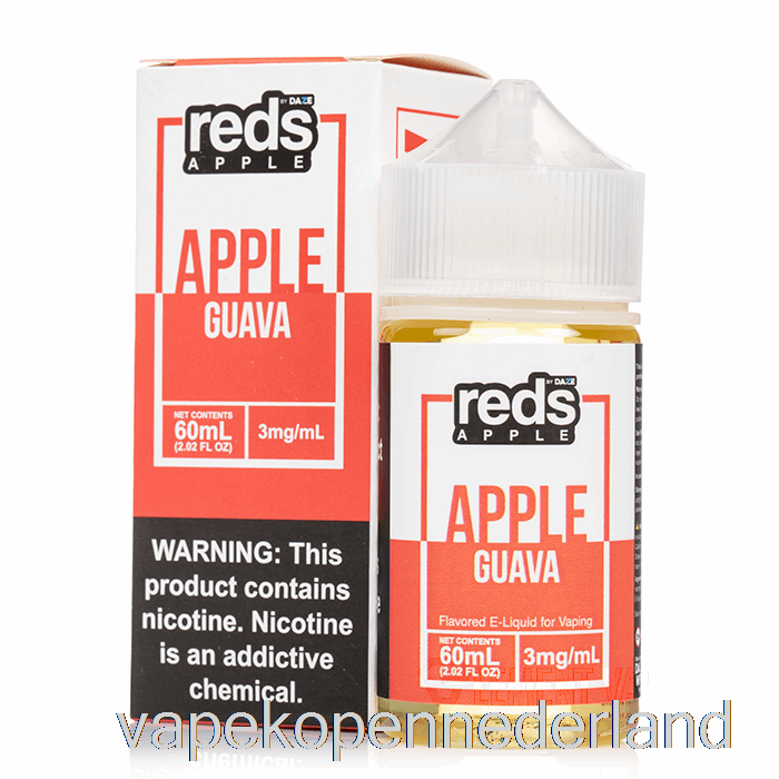 Elektronische Sigaret Vape Guave - Rode Appel E-liquid - 7 Daze - 60ml 6mg
